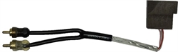 AUDIO SYSTEM HLAC LOW-ADAPTER-CABLE 2 KANAL RCA TIL ISO-HØJTT