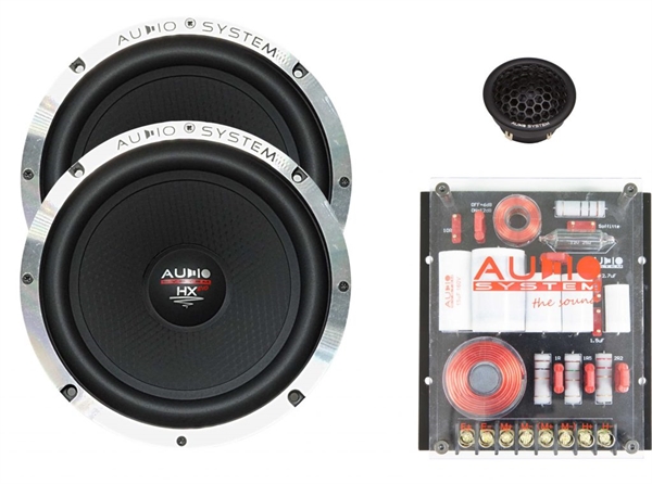 AUDIO SYSTEM HX 165-4 DUST EVO 3. 2 VEJS MED DOBBELT KICKBAS