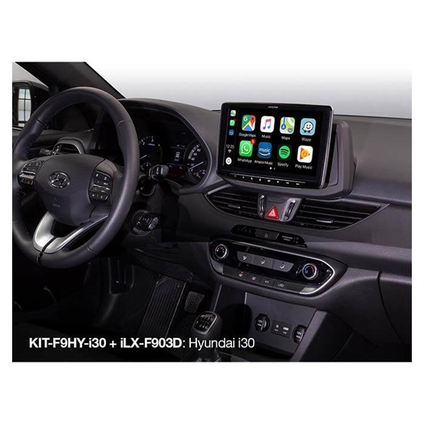 KIT-F9HY-i30 ALPINE 9" MONTERINGSSÆT HYUNDAI I30 2017 >