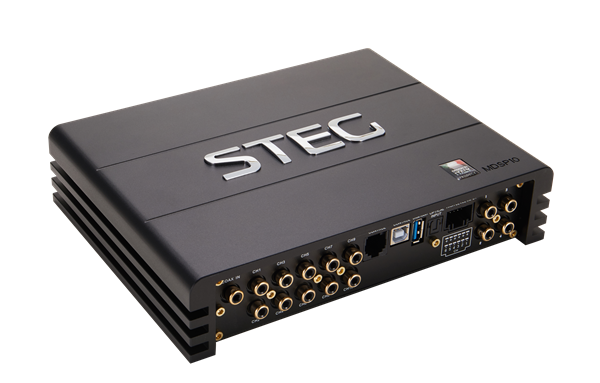 STEG MDSP10 FORSTÆRKER MED DSP (10 DSP. 8 KANAL FORSTÆRKER. 10 RCA OUTPUT)