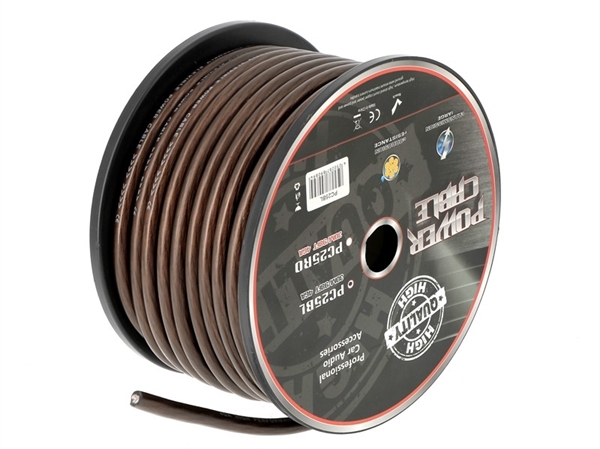 20MM2 KABEL SORT TRANSPARENT CCA 30M