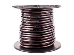 10MM2 KABEL SORT KOBBER TRANSP. 25M