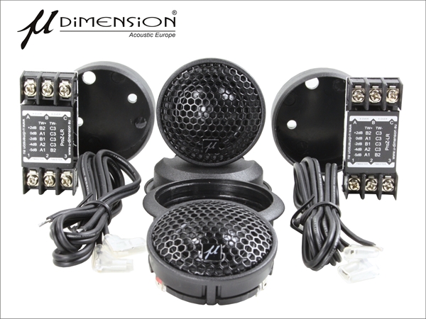 u-DIMENSION 25mm - High Performance Silk Dome Tweeter
