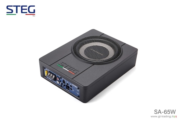 STEG SA-65W AKTIV 6,5" ULTRA KOMPAKT SUB I FULDT ALUMINIUM 200W