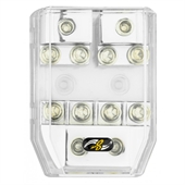 STINGER DOBBELT MINI-ANL SIKRINGSHOLDER TIL 53mm2 / 25mm2 KABEL IN/OUT (DUAL SIKRING)