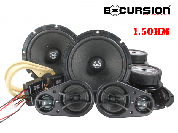 EXCURSION SHX 6.3C DB 165mm/staging composæt 3-vejs HIGH POWER DOBBELT KICK BAS