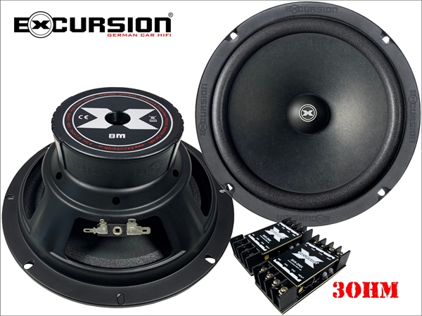 EXCURSION SHX 8M 3 OHM HIGH POWER