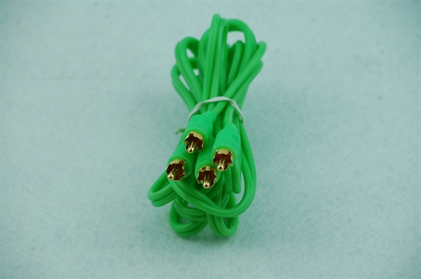 Phonokabel 5 METER GRØN