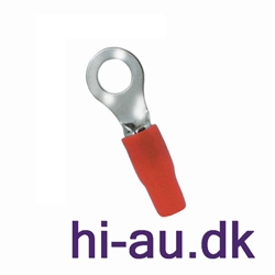 STINGER KROM RINGTERMINAL 10MM2 4STK 2 RØD 2 SORT