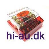 STINGER GULD 2x ANL SIKRINGSKOLDER MED DISPLAY 2x21/53mm2 til 2x21/53mm2