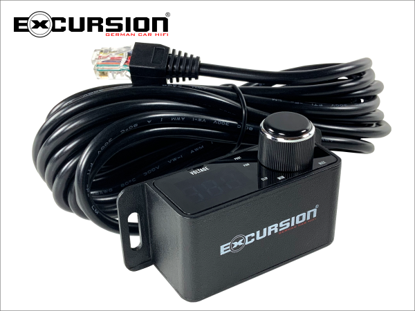 EXCURSION SXA VRC PRO EXTERN REMOTE MED VOLTMETER TIL SXA 1/2 KANALS 2023 FORSTÆRKERE