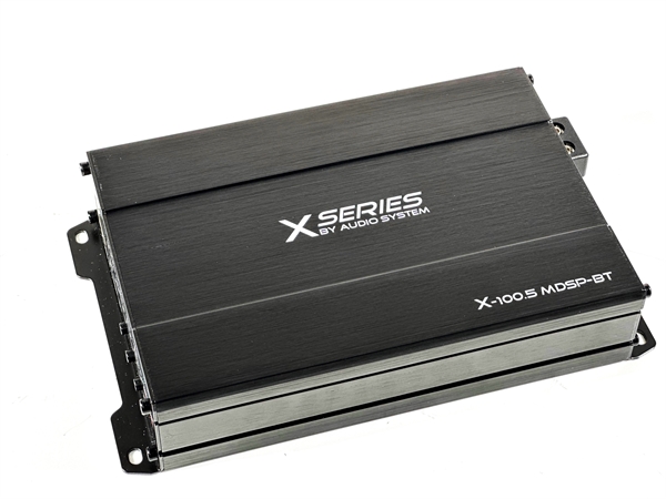 AUDIO SYSTEM X-100.5 MDSP-BT 5 KANAL FORSTÆRKER M/9 KANAL DSP (APP STYRET)