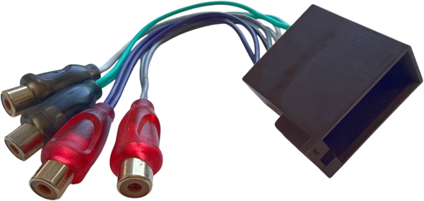 AUDIO SYSTEM HLAC ISO (HAN) TIL RCA (HUN) 4 KANAL