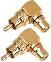AUDIO-SYSTEM RCA VINKEL CONNECTOR