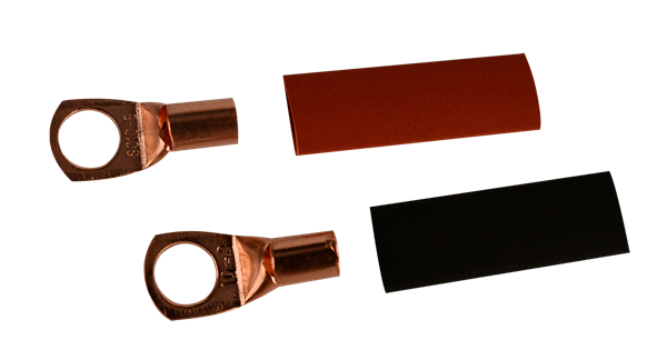 AUDIO SYSTEM Z-RTP 10mm² M8  KOBBER 1 RØD OG 1 SORT I POSE