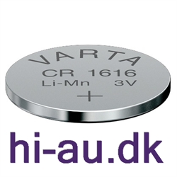 B CR 1616 Lithium knapcelle batteri 