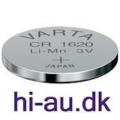 B CR1620 Lithium knapcelle batteri 