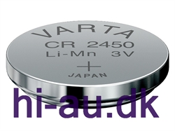B  CR 2450 Lithium knapcelle batteri 