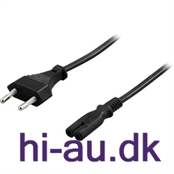 ikke jordet apparatkabel