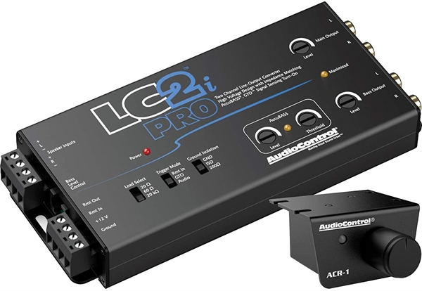 AUDIOCONTROL PRO 2 KANAL HIGH LOW MED LOAD MATCHING OG ACCUBASS