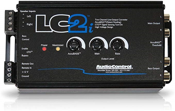 AUDIOCONTROL 2 KANAL HIGH LOW MED AccuBASS® & Subwoofer Control
