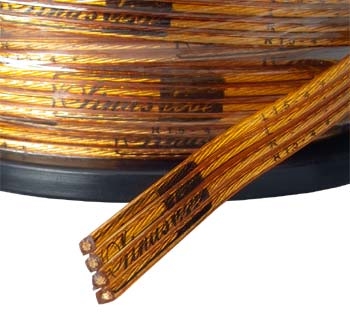 SINUS LIVE NL1,5-4 OFC FLADT HØJTTALERKABEL 60M 4 LEDET X 1,5MM2