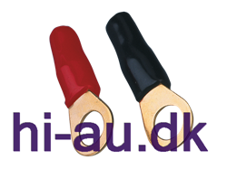 CALIBER 50Kv RINGKABELSKO 1 RØD, 1 SORT