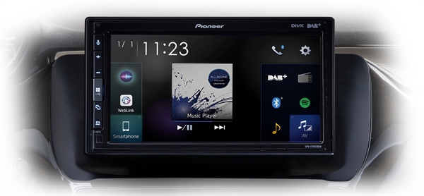 PIONEER SPH-EVO62DAB-208 TIL PEUGEOT 208/2008 2012> CARPLAY,ANDROID AUTO,DAB,FM 6,8"