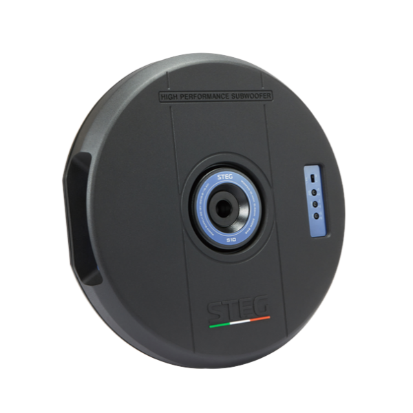 STEG S10 AKTIV 10" ULTRA KOMPAKT RESERVEHJULS SUB I FULDT ALUMINIUM 200W